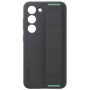 EF-GS911TBE Samsung Silicone Cover with Strap for Galaxy S23 schwarz