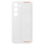 EF-GS911TWE Samsung Silicone Cover with Strap for Galaxy S23 weiss
