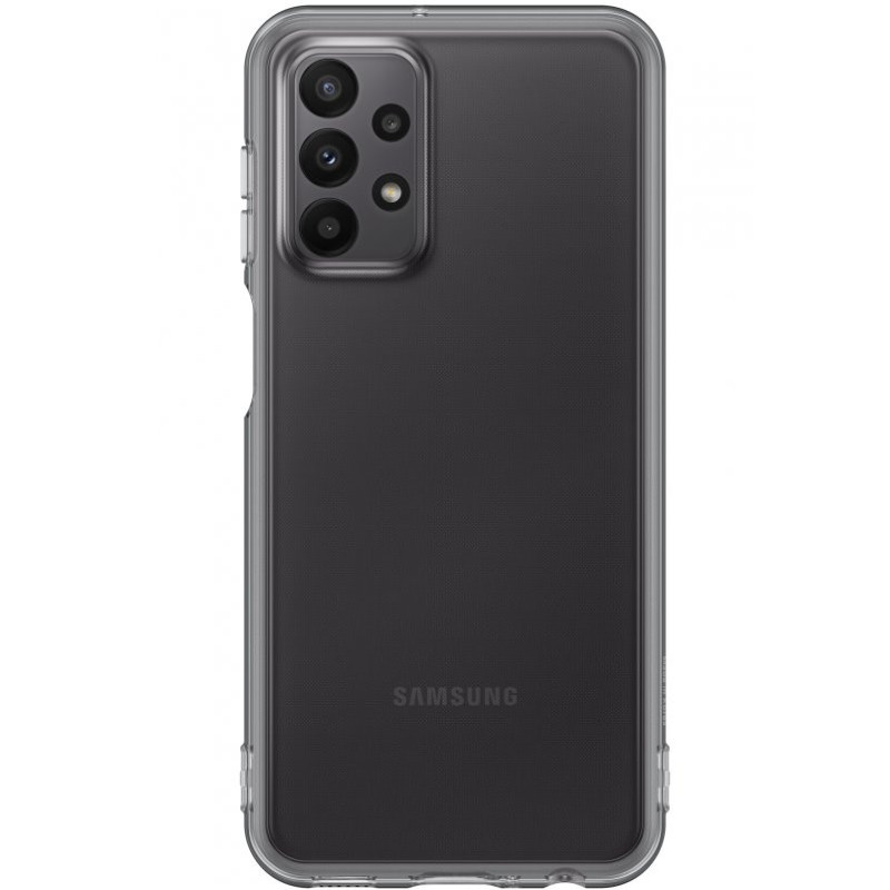 EF-QA235TBE Samsung Soft Clear Cover for Galaxy A23 5G schwarz