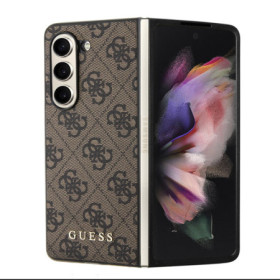 Guess 4G Charms Case for Samsung Galaxy Z Fold 5 brown