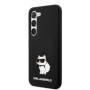 Karl Lagerfeld Liquid Silicone Choupette NFT pouzdro pro Samsung Galaxy S23 černá