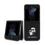 Karl Lagerfeld PU Saffiano Karl and Choupette NFT Case for Samsung Galaxy Z Flip 5 fekete
