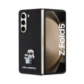 Karl Lagerfeld PU Saffiano Karl and Choupette NFT pouzdro pro Samsung Galaxy Z Fold 5 černá