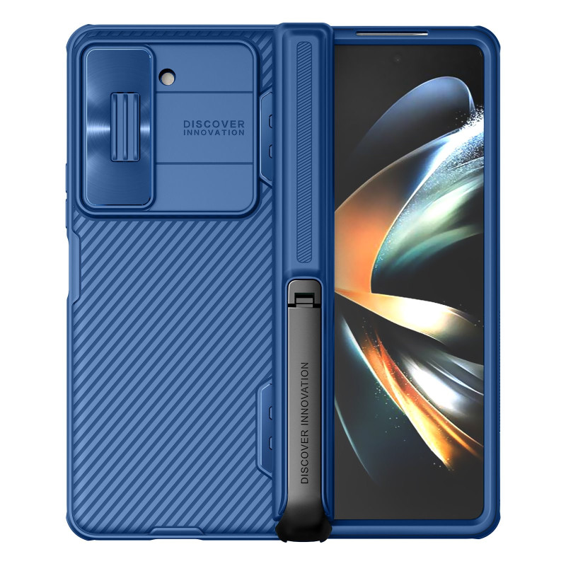 Nillkin CamShield FOLD Stand Zadní Kryt pro Samsung Galaxy Z Fold 5 modrá