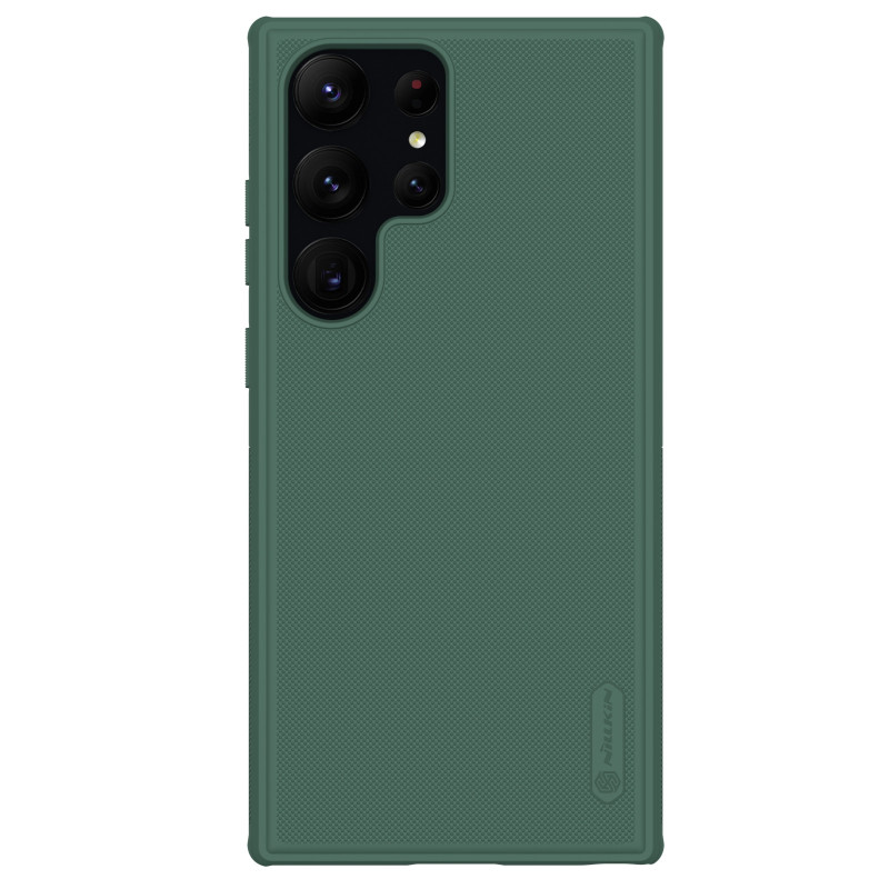 Nillkin Super Frosted PRO pouzdro pro Samsung Galaxy S23 Ultra Deep Green
