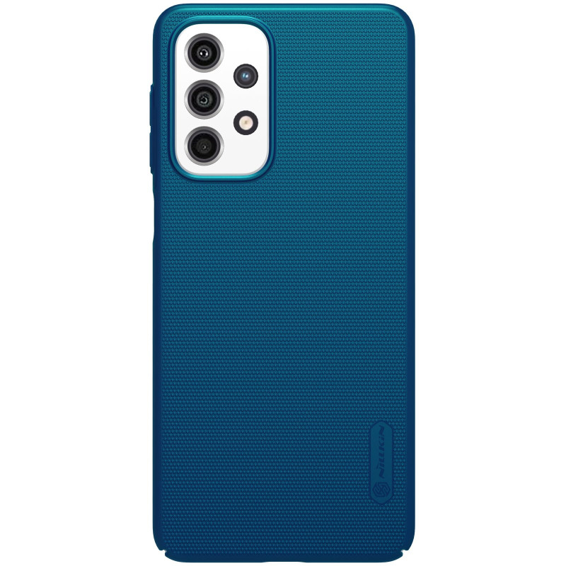 Nillkin Super Frosted pouzdro pro Samsung Galaxy A33 5G Peacock Blue