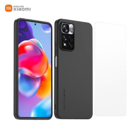 Made for Xiaomi TPU Kryt + Tvrzené Sklo pro Xiaomi mi Note 11 Pro+ 5G černá