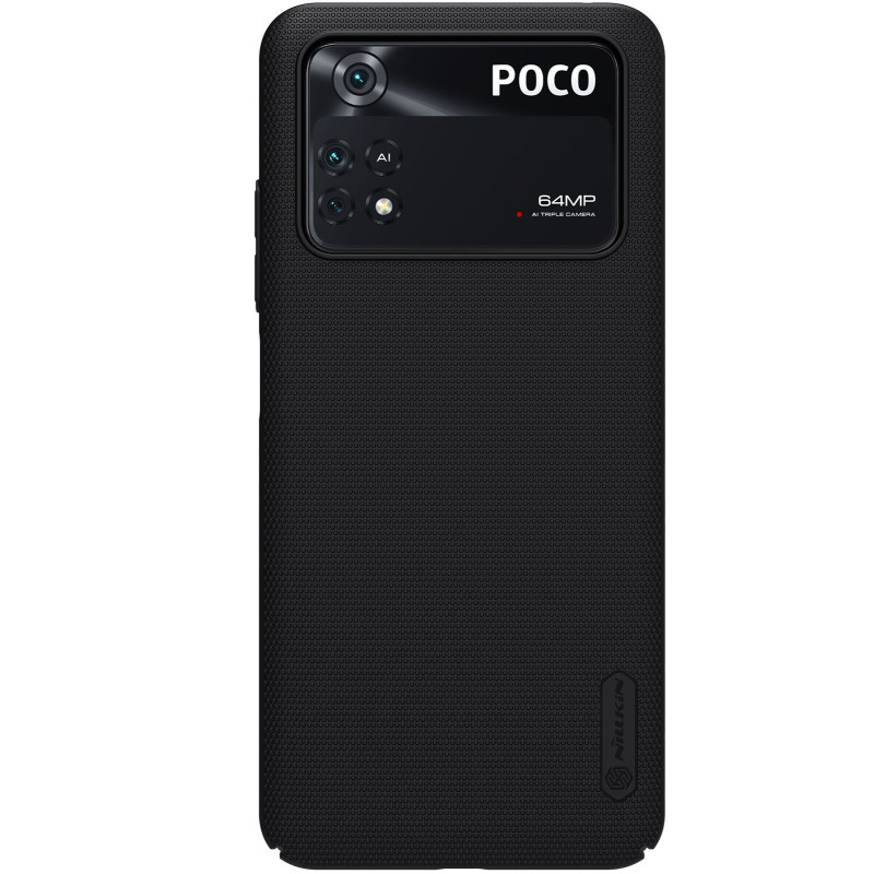 Nillkin Super Frosted Back Cover for Poco M4 Pro 4G schwarz