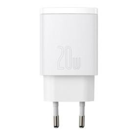 Baseus CCXJ-B02 Compact Quick Nabíječka USB/USB-C 20W bílá
