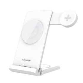 Nillkin PowerTrio 3in1 Wireless Charger MagSafe for Samsung Watch white