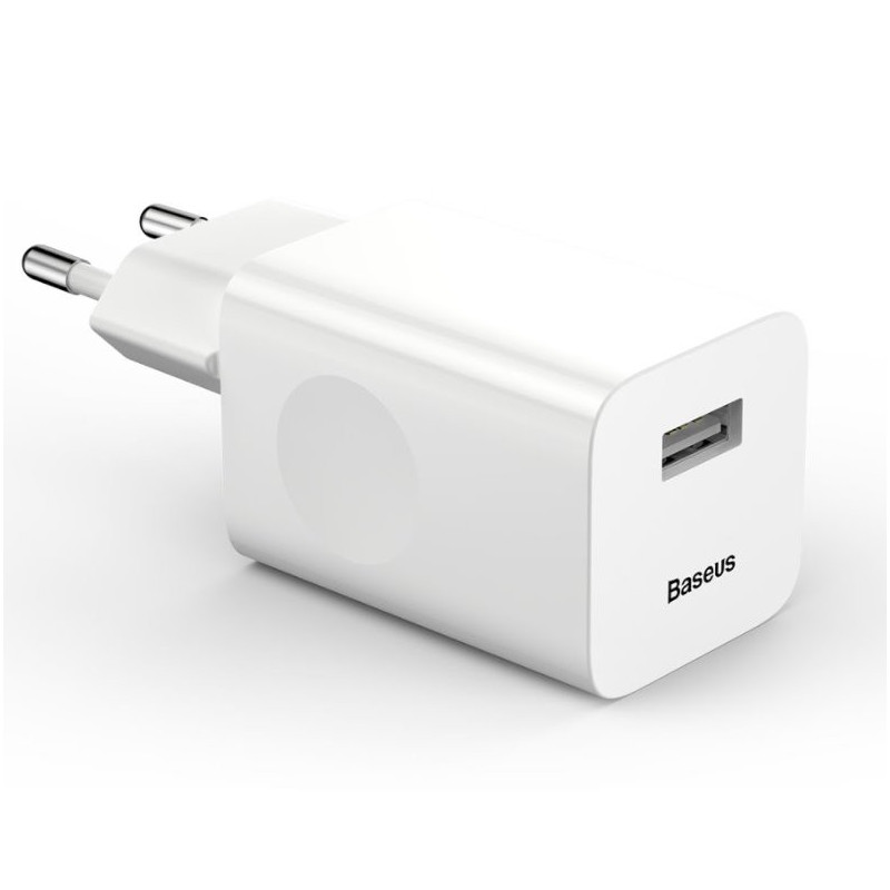 Baseus CCALL-BX02 Quick Charger 24W Nabíječka bílá