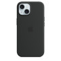 MT0J3ZM/A Apple Silicone Magsafe Cover for iPhone 15 schwarz