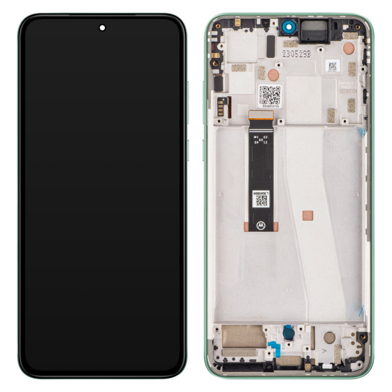 Motorola Edge 30 Neo LCD displej + dotyková plocha + rám Aqua Foam - originál