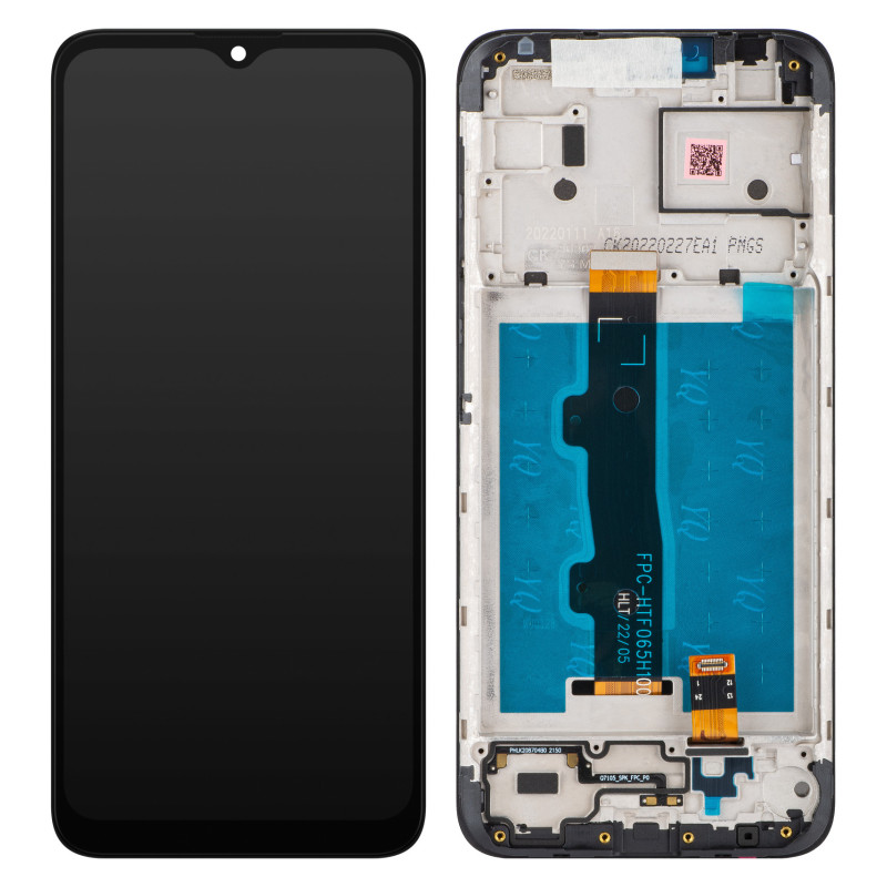 Motorola Moto E7i Power / E7 Power LCD + touch screen + front panel black - original