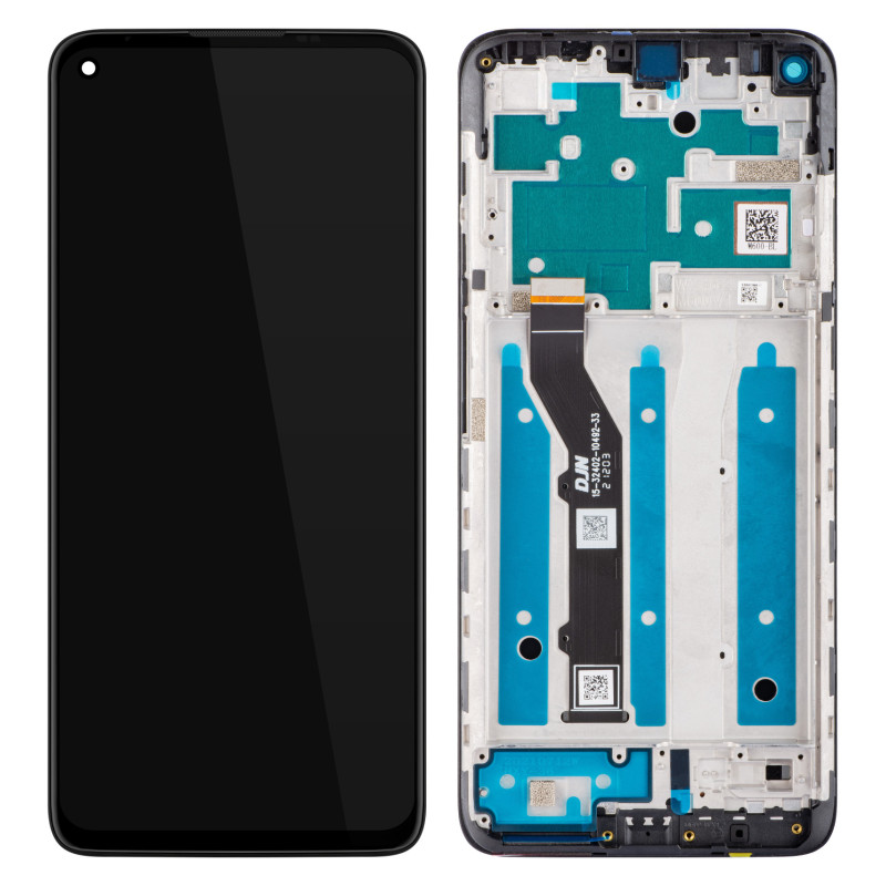 Motorola Moto G9 Plus LCD + touch screen + front panel black - original