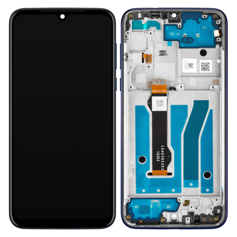 Motorola Moto G8 Plus LCD + touch screen + front panel Dark Blue - original