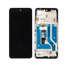 Motorola Edge 20 Lite, Grade A LCD + touch screen + front panel black - original