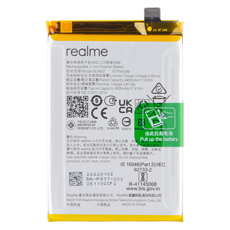 Realme 9 Pro+ Baterie - originál