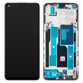 Realme 9 Pro+ LCD displej + dotyková plocha + rám černá - originál