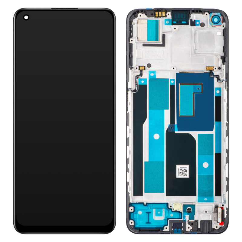 Realme 9 Pro+ LCD + touch screen + front panel black - original