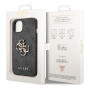 Apple iPhone 14 Plus Guess PU Metal Logo Phone case Grey
