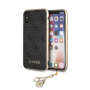 Apple iPhone X / Xs Guess Charms Collection Phone case gray