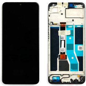 Realme C53 LCD + touch screen + front panel Mighty Black - original