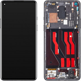 OnePlus 8 LCD displej + dotyková plocha + rám Onyx Black - originál