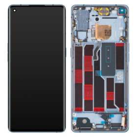 Oppo Reno4 Pro 5G LCD displej + dotyková plocha + rám modrá - originál