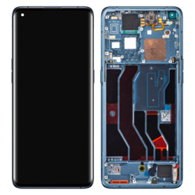 Oppo Find X3 Pro LCD displej + dotyková plocha + rám modrá - originál