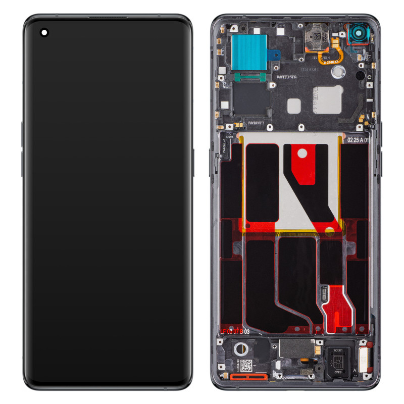 Oppo Find X5 LCD + touch screen + front panel black - original