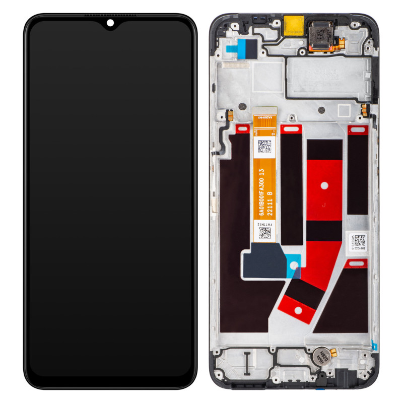 Oppo A77 4G / A57s / OnePlus Nord N20 SE LCD displej + dotyková plocha + rám černá - originál