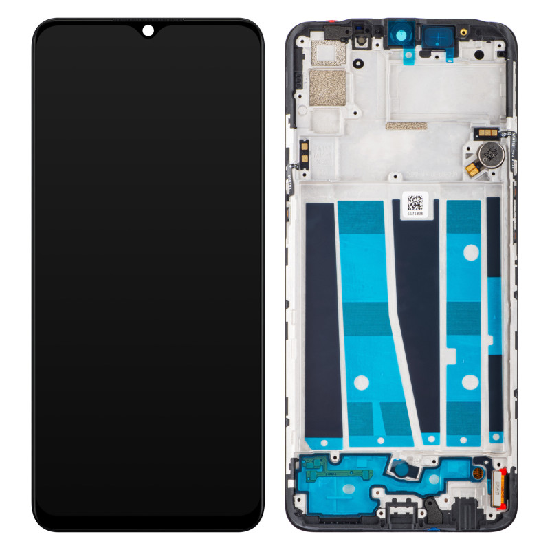 Oppo A91 LCD + touch screen + front panel schwarz - original