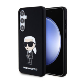 Samsung Galaxy S24+ Karl Lagerfeld Liquid Silicone Ikonik NFT Case schwarz