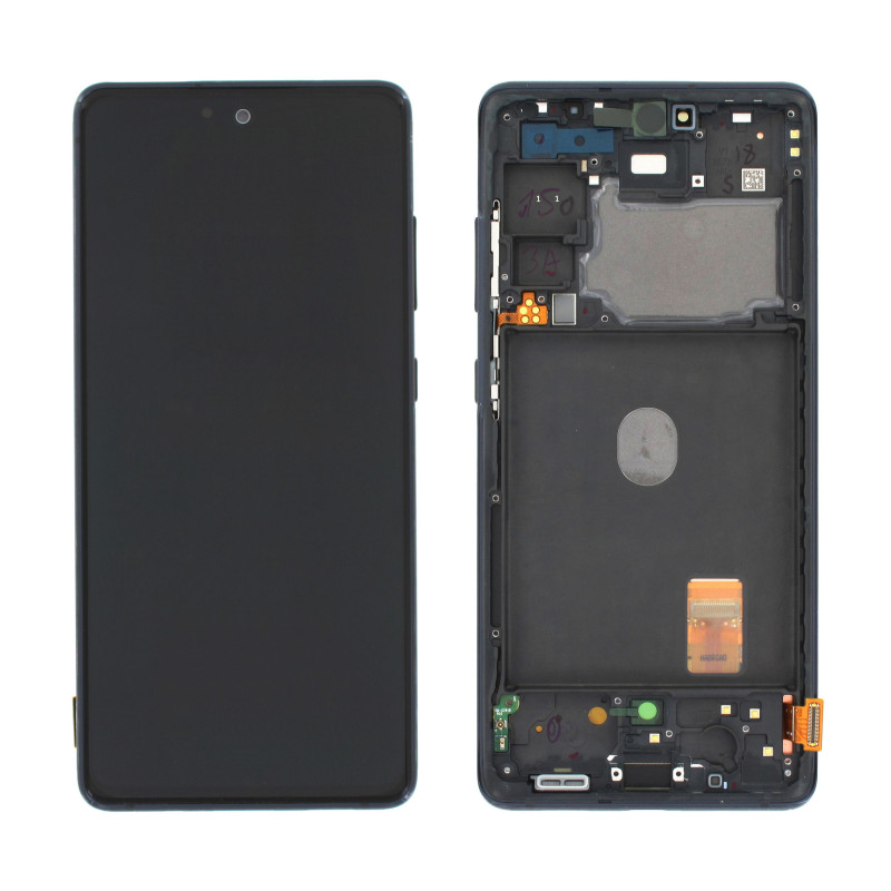 Samsung Galaxy S20 FE 5G/4G 2020 (SM-G780F) LCD + touch screen + front panel Cloud Navy Blue / Black + Antenna - original