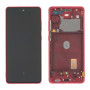 Samsung Galaxy S20 FE 5G/4G 2020 (SM-G780F) LCD + touch screen + front panel Cloud Red + Antenna - original