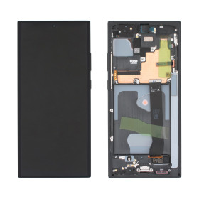 Samsung Galaxy Note 20 Ultra (SM-N985F), Note 20 Ultra 5G (SM-N986B) LCD-Display + Touchscreen + Rahmen ohne Kamera - original