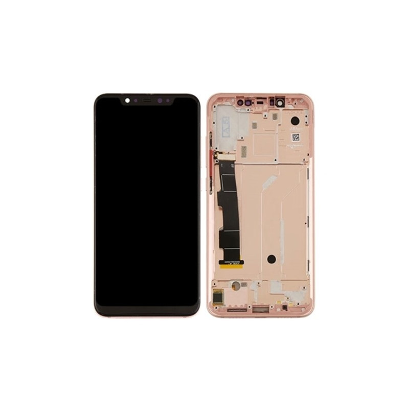 Xiaomi Mi 8 LCD displej + dotyková plocha + rám růžová - originál