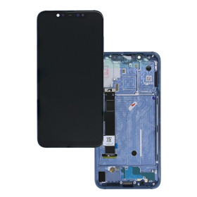 Xiaomi Mi 8 Lite LCD + touch screen + front panel blue - original