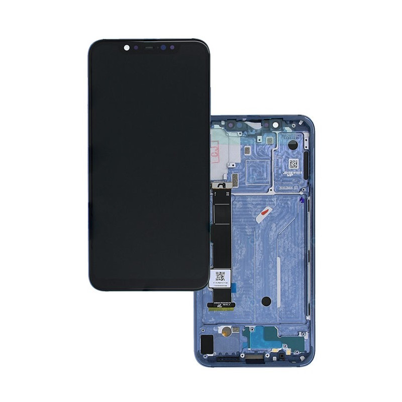 Xiaomi Mi 8 Lite LCD + touch screen + front panel blau - original