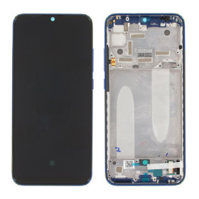 Xiaomi Mi A3 LCD + touch screen + front panel blue - original