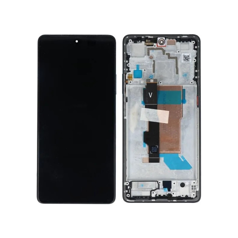 Xiaomi Poco F5 / Redmi Note 12 Turbo (5G) (2023) LCD displej + dotyková plocha + rám čierna - originál