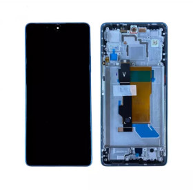 Xiaomi Poco F5 / Redmi Note 12 Turbo (5G) (2023) LCD displej + dotyková plocha + rám zelená - originál