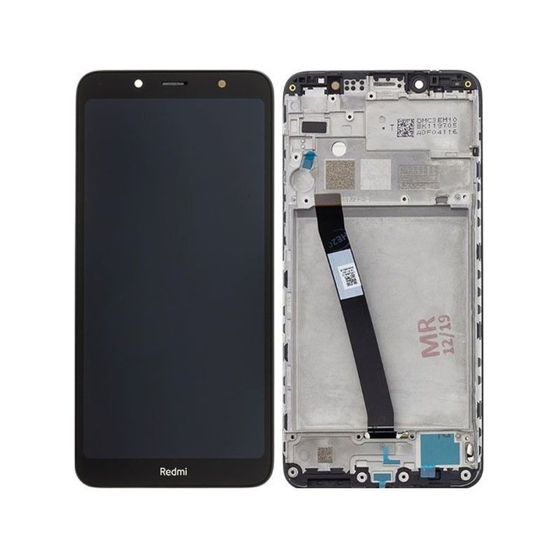 Xiaomi Redmi 7A LCD + touch screen + front panel black - original