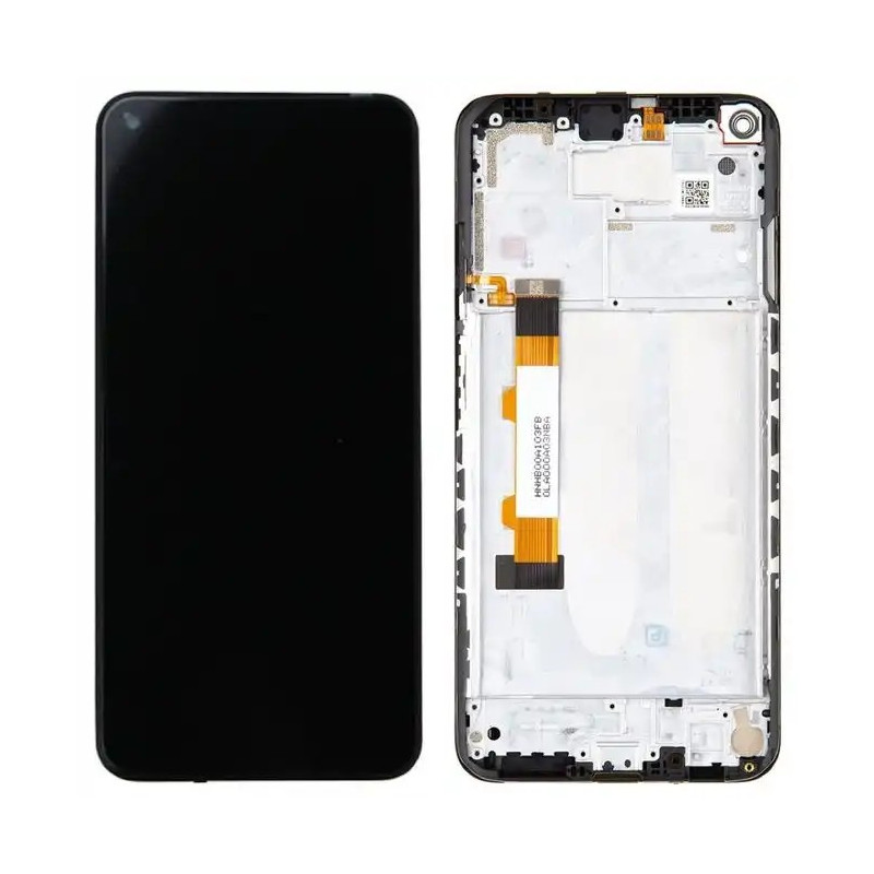 Xiaomi Redmi Note 9 5G / Note 9T (2021) LCD displej + dotyková plocha + rám černá - originál