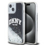 DKNY Liquid Glitter Arch Logo puzdro pre iPhone 11 čierna