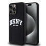 DKNY Liquid Silicone Arch Logo MagSafe pouzdro pro iPhone 14 Pro Max černá