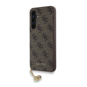 Guess 4G Charms Fall für Samsung Galaxy A35 5G braun