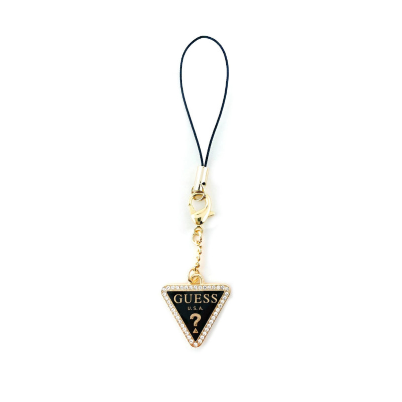 Guess prívesok Charm Strass Triangle Metal Logo