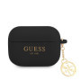 Guess 4G Charms Silicone pouzdro pro AirPods Pro černá